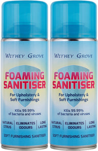 (2 pack) Foaming Sanitiser - for Upholstery & Soft Furnishings