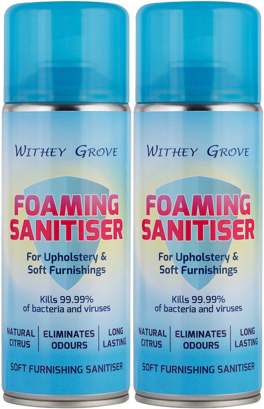 (2 pack) Foaming Sanitiser - for Upholstery & Soft Furnishings